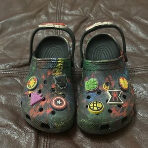 Kids Avenger Crocs with Charms- J2